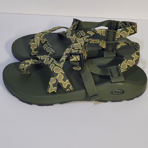 Chaco Men's Z/2 Green Camo Sandals - Picture 6 of 11
